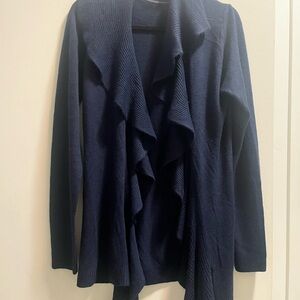 Karen Scott Deep Blue Women's Cardigan